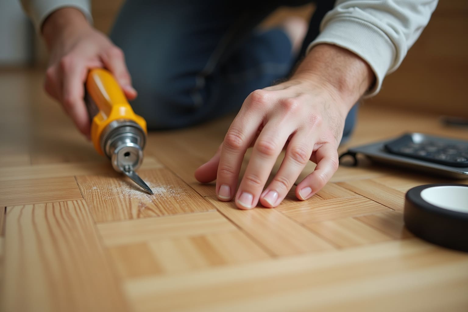 15 Tricks zum Parkett reparieren